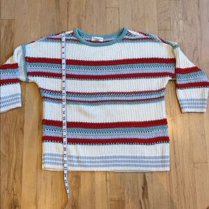 Magnolia Grace Striped Knit Sweater